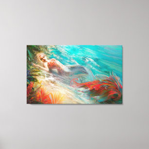 Impressão das canvas da sereia de Trouvaille
