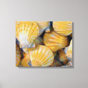 Impressão das canvas de arte dos Seashells da