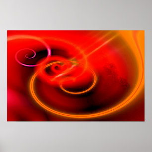 Impressão das canvas de Digitas do abstrato da