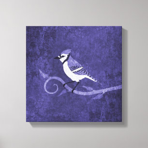Impressão das canvas de Jay azul