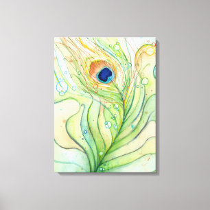 Impressão das canvas de pintura da aguarela da