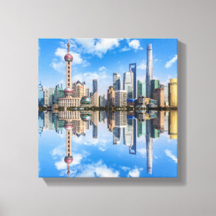 Impressão das canvas de Shanghai