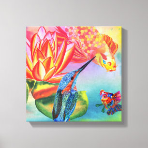 Impressão das canvas do martinho pescatore e do