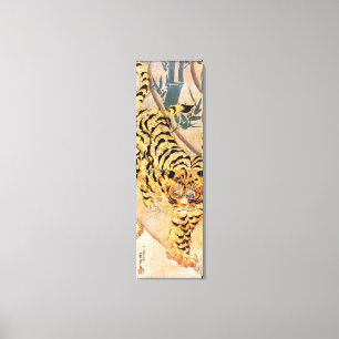 Impressão das canvas do tigre de Kuniyoshi
