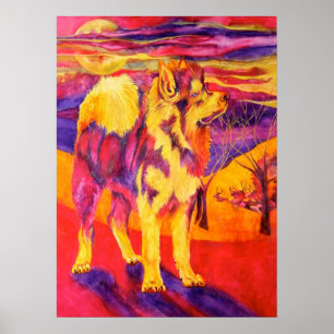 Impressão das canvas dos amantes dos animais do