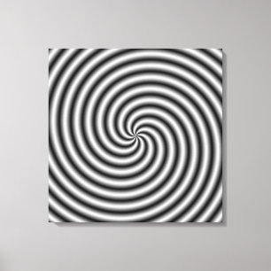 Impressão das canvas o redemoinho em preto e