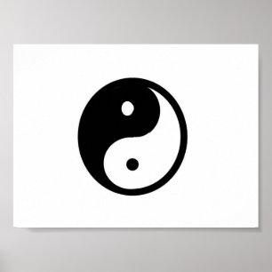 Impressão das canvas pequenas de Yin/Yang