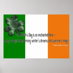 Impressão das citações do dia de St Patrick