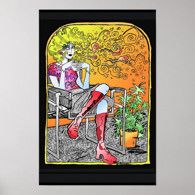 Impressão de 11" x 16" (Frente)