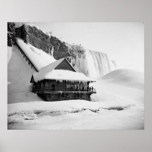 impressão de 1901 Niagara Falls