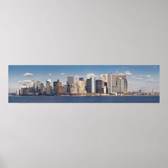 Impressão de 2006 do Céu de Manhattan Panorâmica 2 (Frente)