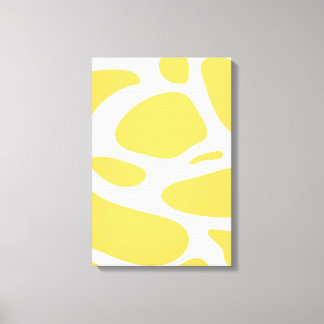 Impressão de abstrato amarelo branco