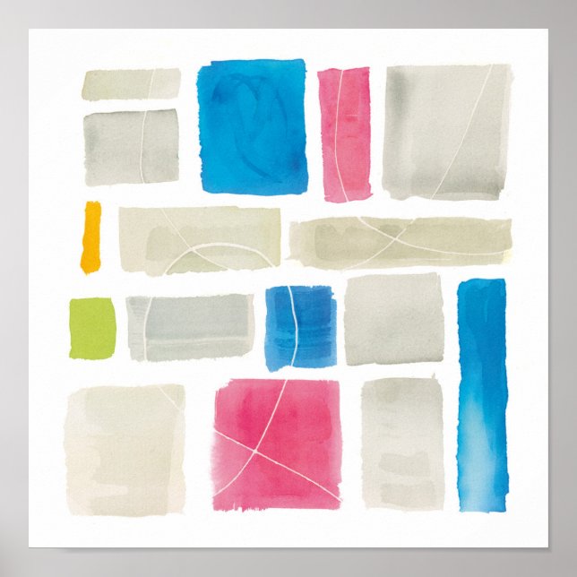 Impressão de Abstrato Comares III | Sue Schlabach (Frente)