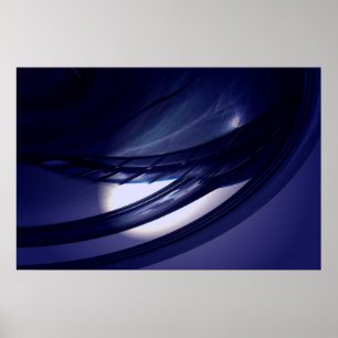 Impressão de Abstrato de arte digital geométrica
