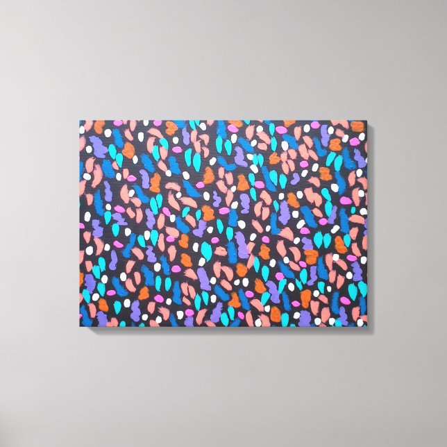 Impressão de Abstrato de Canvas de de Poeira de Es (Frente)