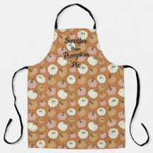 Impressão de Ação de Graças Pumpkin All Over Apron
