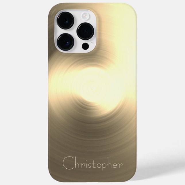 Impressão de aço inoxidável Dourado de titânio (Verso)