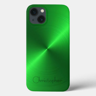 Impressão de aço inoxidável verde-claro titânio