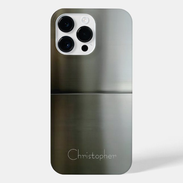 Impressão de Aço Isolável Preto de Titânio (Verso)