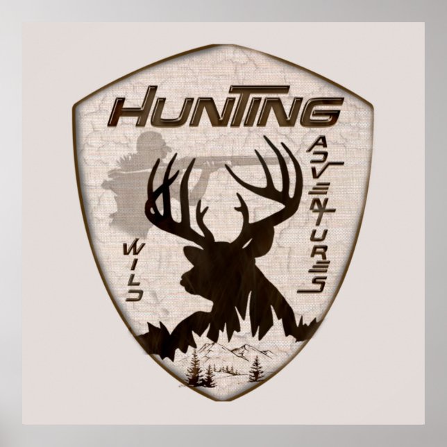Impressão de acrilato de caça às aventuras (Frente)