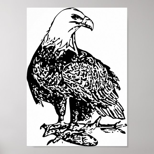 Impressão de Águia 2, Papel Poster de Valor (Matte (Frente)