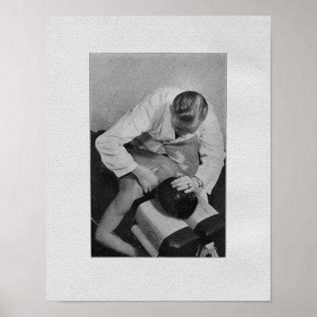 Impressão de Ajuste Cervical Chiroprático (Frente)