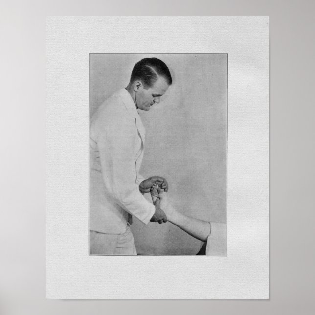 Impressão de Ajuste de Extremidade Chiroprático (Frente)