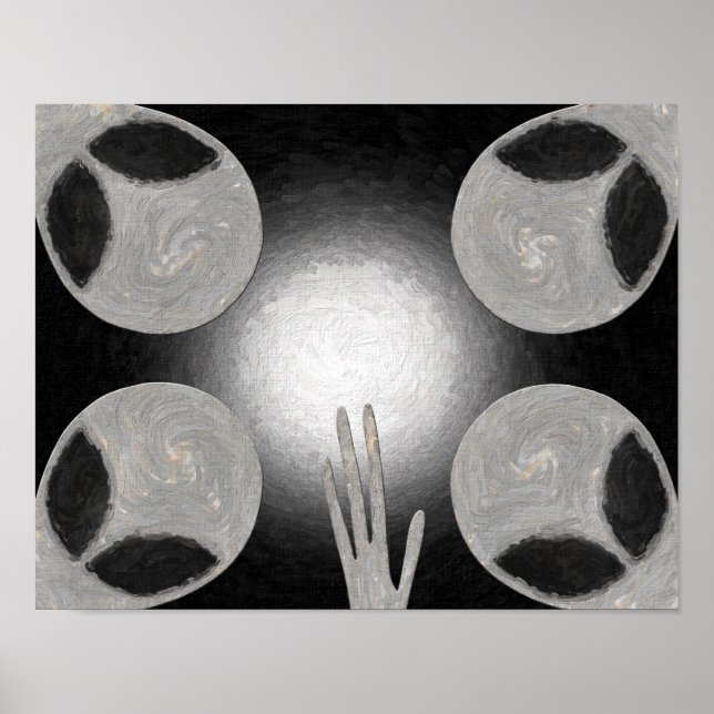 Impressão de alienígena da sonda (Frente)