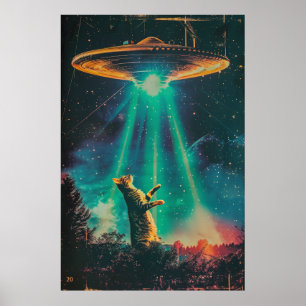 Impressão de Alienígena de OVNI Retroativa - Vinta