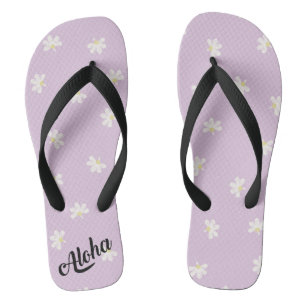 Impressão de Aloha - chinelos