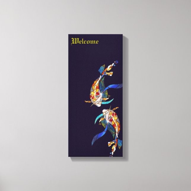 Impressão de Amantes de Casamento Koi Japonês (Frente)