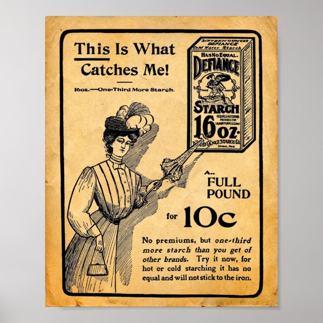 Impressão de Amido de Lavagem de Defiança de Vinta (Frente)