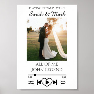 Impressão de Aniversário de Foto de Música do Spot