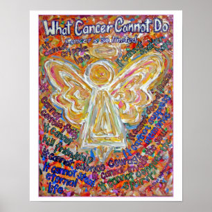 Impressão de Anjo de Arte do Cancer Sudoeste (Bord