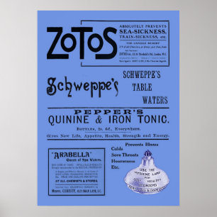 Impressão de anúncios antigos