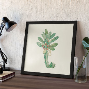 Impressão de Aquarela Antiquada