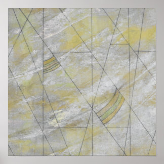 Impressão de Aquarela de Linhas Reproduzíveis