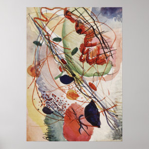 Impressão de Aquarela de Wassily Kandinsky Pintura