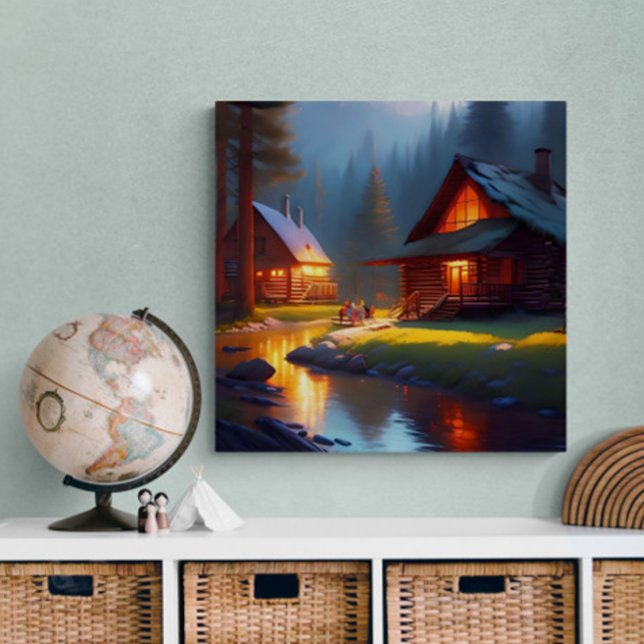 Impressão de Aquarela Digital Personalizada (Criador carregado)