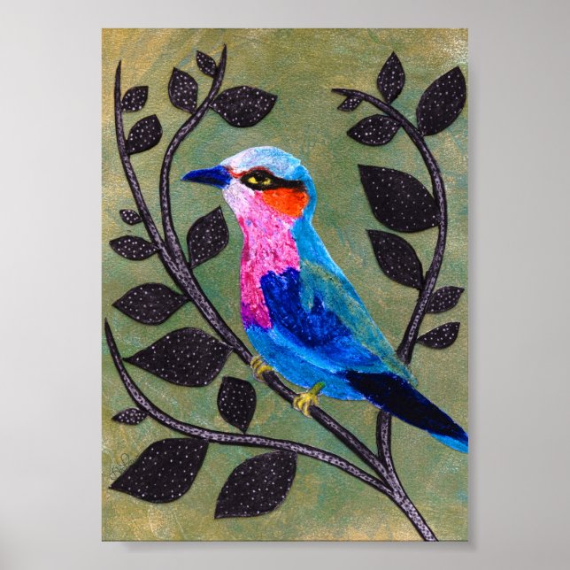impressão de Arquivamento de 'Birdie Bonito' 5x7 ( (Frente)