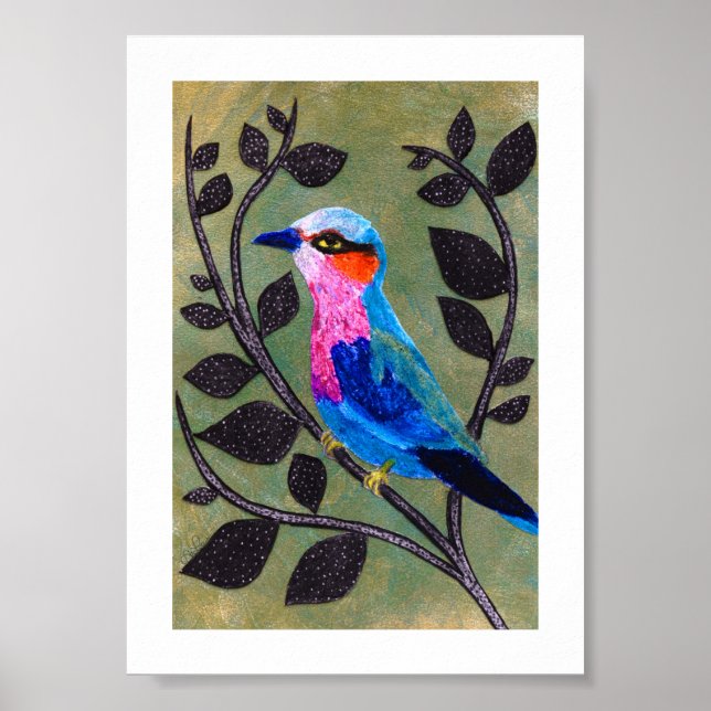 impressão de Arquivamento de 'Birdie Bonito' com l (Frente)