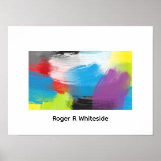 Impressão de arte abstrata 3 por Roger R Whiteside