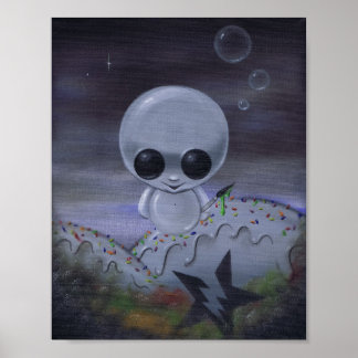 impressão de arte ansiosa