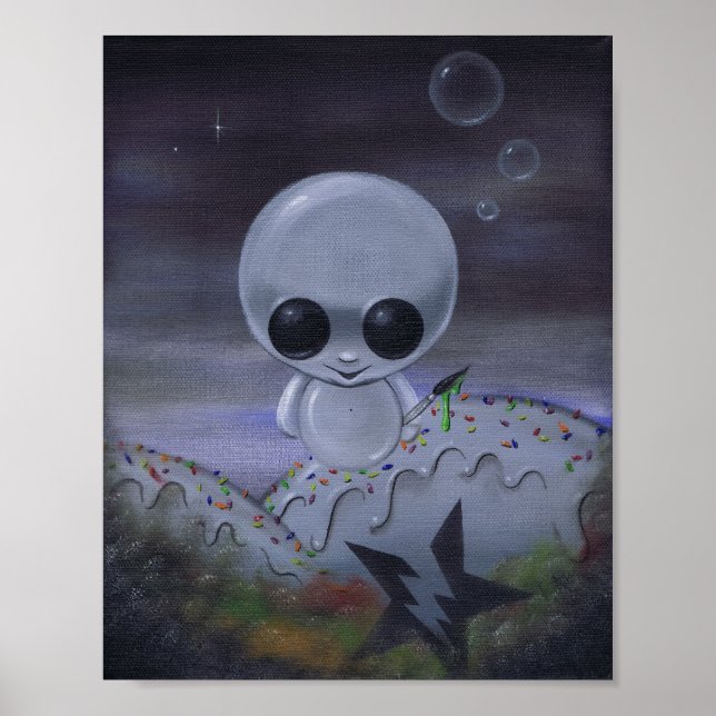 impressão de arte ansiosa (Frente)