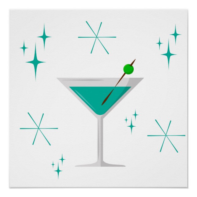 Impressão de Arte Atômica do século médio (Frente)