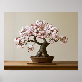 Impressão de Arte Bonsai Flor de Cerejeira | Prima