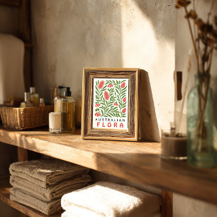 Impressão de Arte Botânica da Flora Australiana   