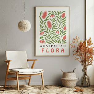 Impressão de Arte Botânica da Flora Australiana   