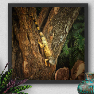 Impressão de Arte Bucerias Iguana 1069