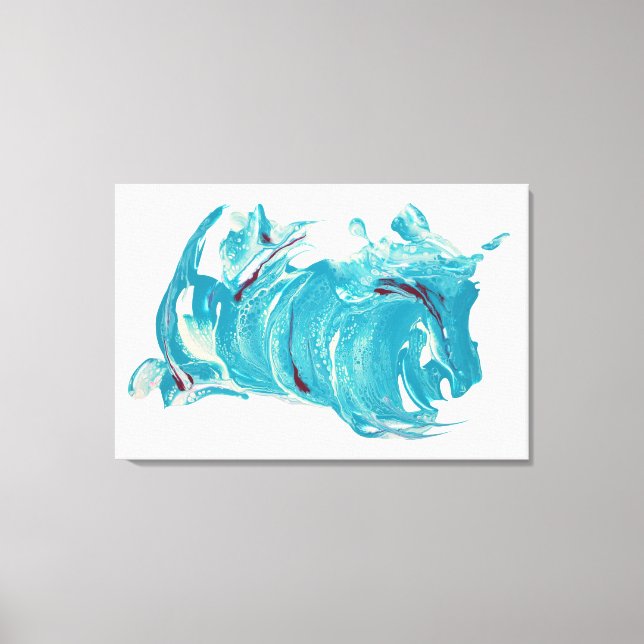 Impressão de Arte canvas - "Correndo Com O Vento" (Frente)